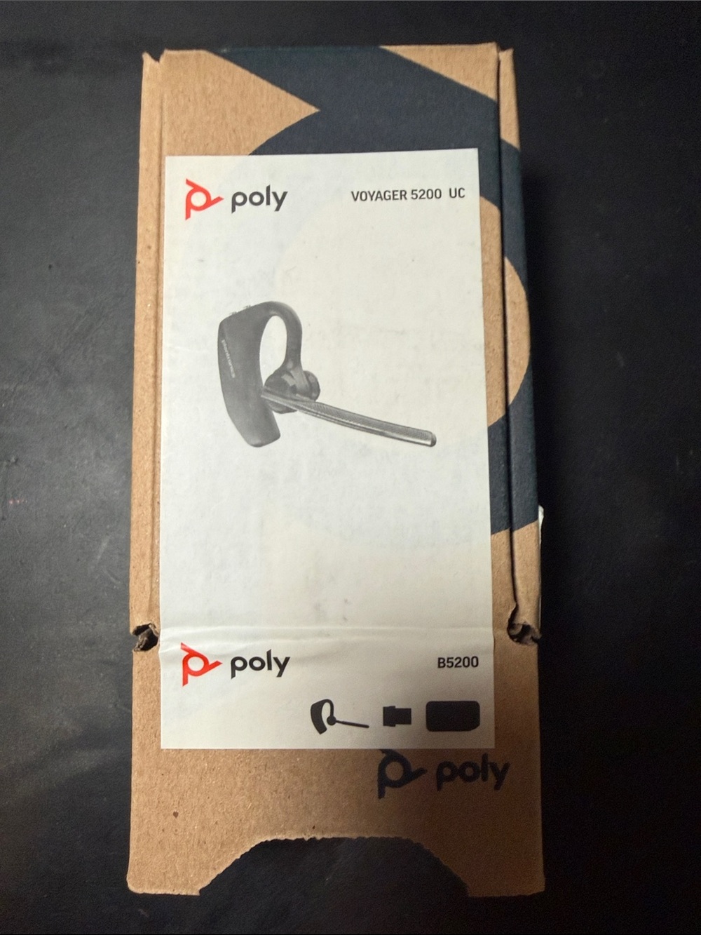 Poly Voyager 5200 UC Bluetooth Headset - Black